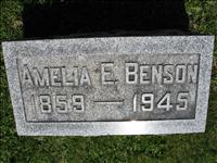 Benson, Amelia E